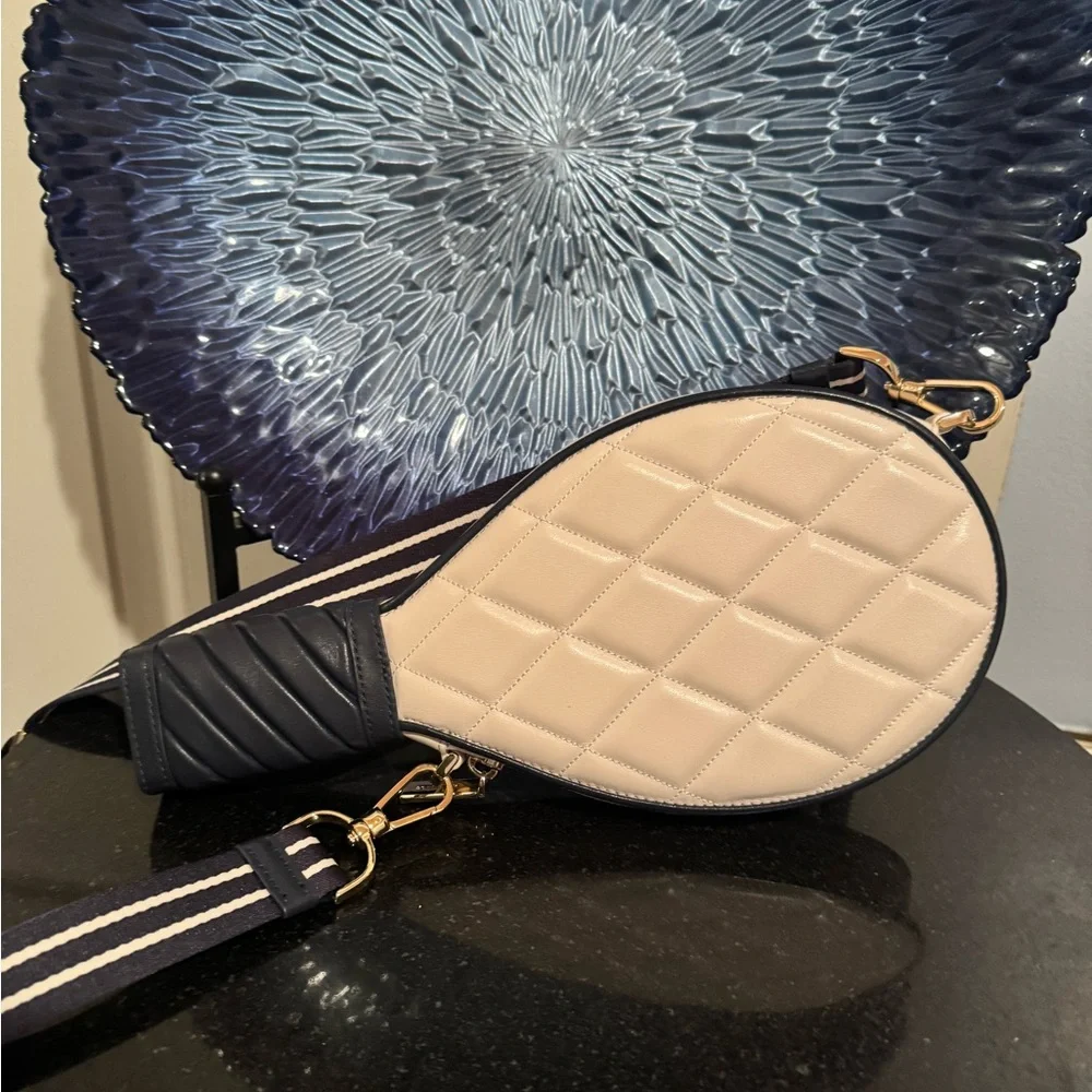 Kate Spade Grand Slam 3D Tennis Racquet Crossbody Bag - Picture 2 of 4